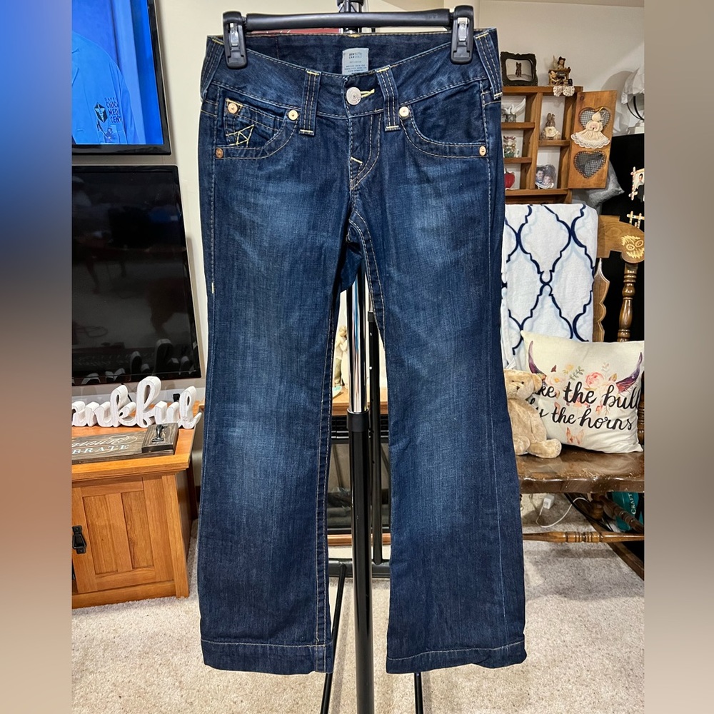 True Religion wide leg capris